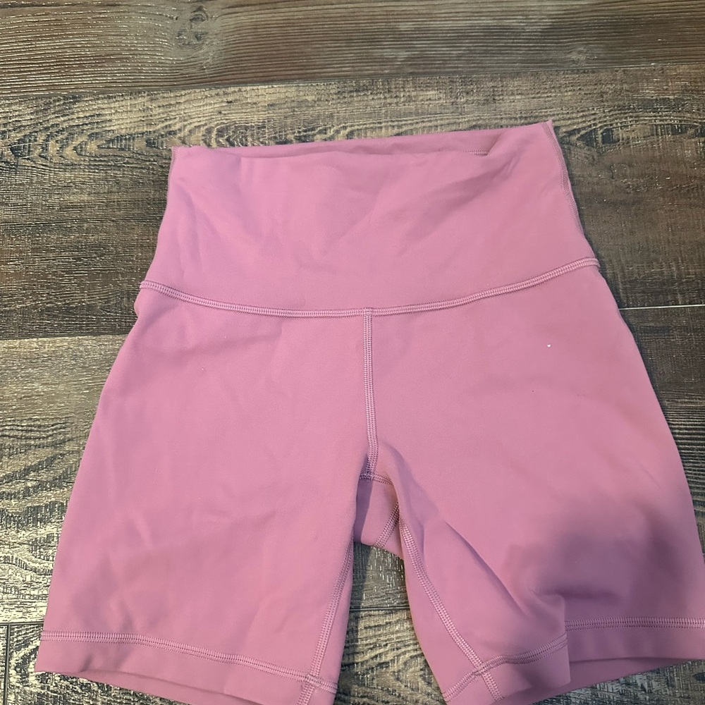 Women's High-Waisted Pink Shorts